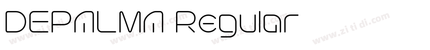 DEPALMA Regular字体转换